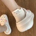 New Spring And Summer Polka Dot Mesh Tab Socks With Exquisite Dachshund Embroidery, Fresh Style Low-cut No-show Ankle Socks For Students And Women
