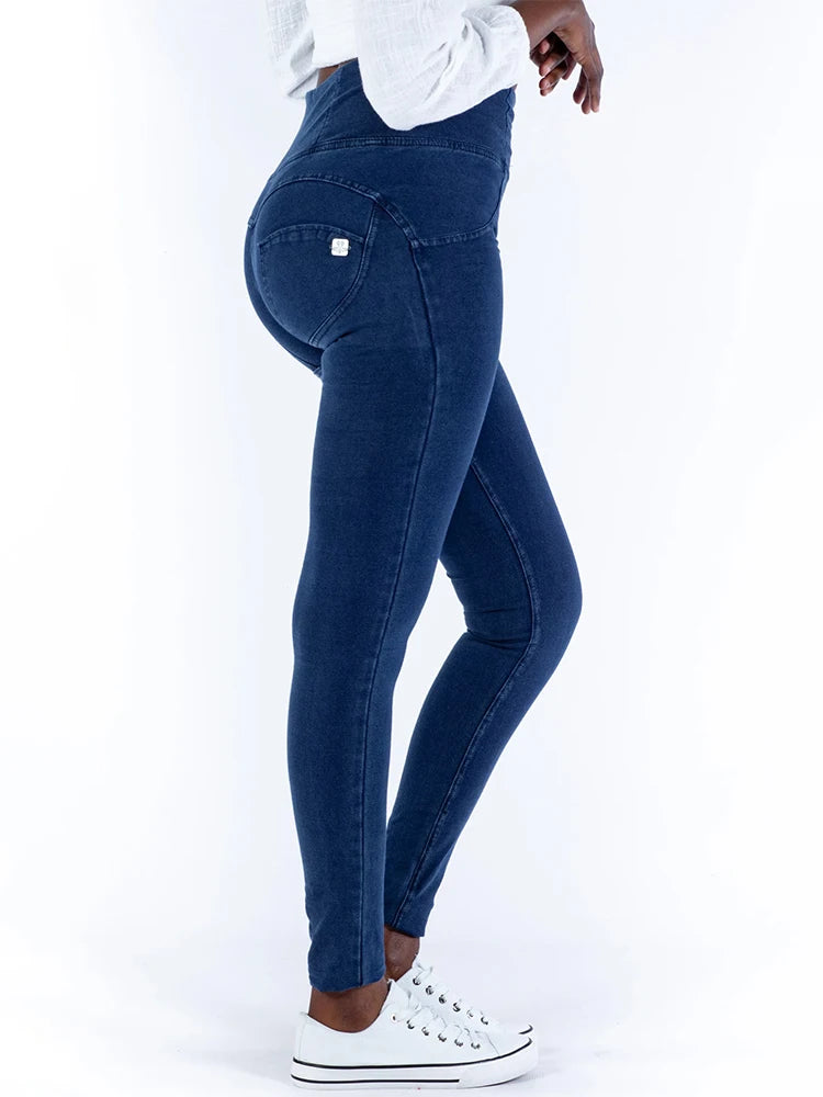 Melody Grey High Waist Zipper Fly Jeans Jeggings