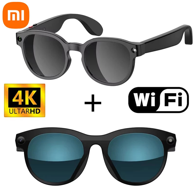 Xiaomi 8MP Recording Cam Sunglasses While 4K Wifi Wireless Transmission AI Smart Glasses Translating Stabilization Glasses