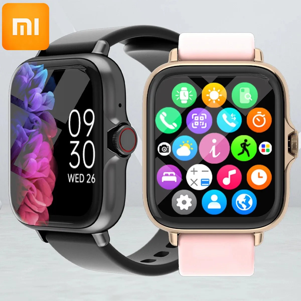 XIAOMI 2026 Waterproof Smart Watch with Message Answer Call Monitoring Sports Pedometer Information Alerts For iPhone Android