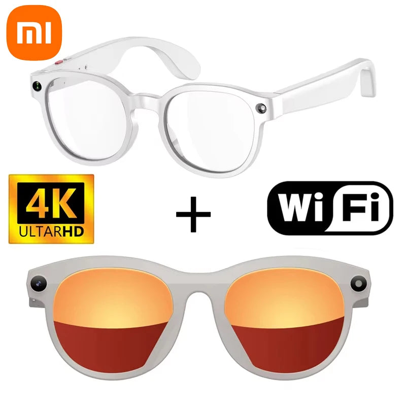 Xiaomi 8MP Recording Cam Sunglasses While 4K Wifi Wireless Transmission AI Smart Glasses Translating Stabilization Glasses