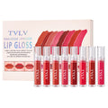 8PCS Non-Stick Cup Liquid Lipstick Set Waterproof Long Lasting Velvet Matte Lip Gloss High Pigment Lip Tint Cosmetics Makeup Kit