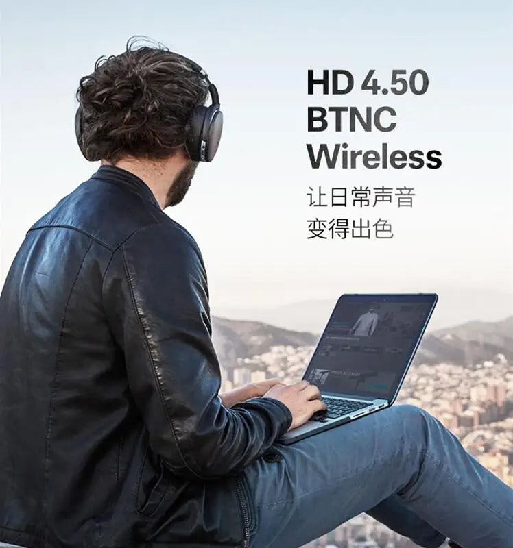 Sennheiser HD 4.50 Wireless Headphones HiFi Stereo Sound BTNC, Active Noise Cancelling  Deep Bass & Stereo  Foldable for Travel