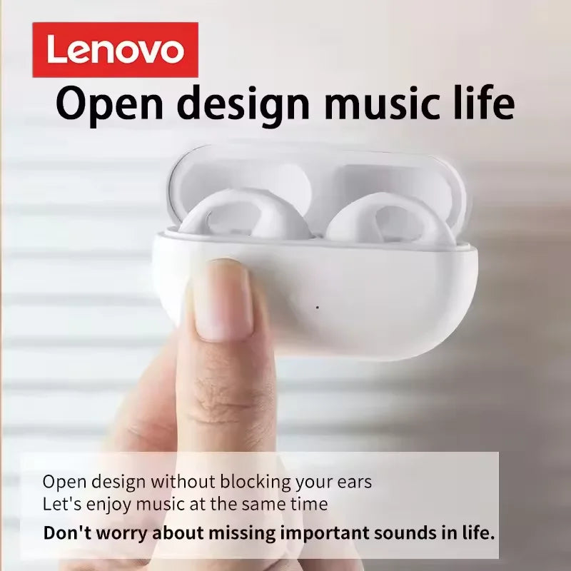 New Lenovo T75 Sound Quality Bone Conduction Wireless Bluetooth Headphones Sports Earphones 9D HiFi sound Touch control