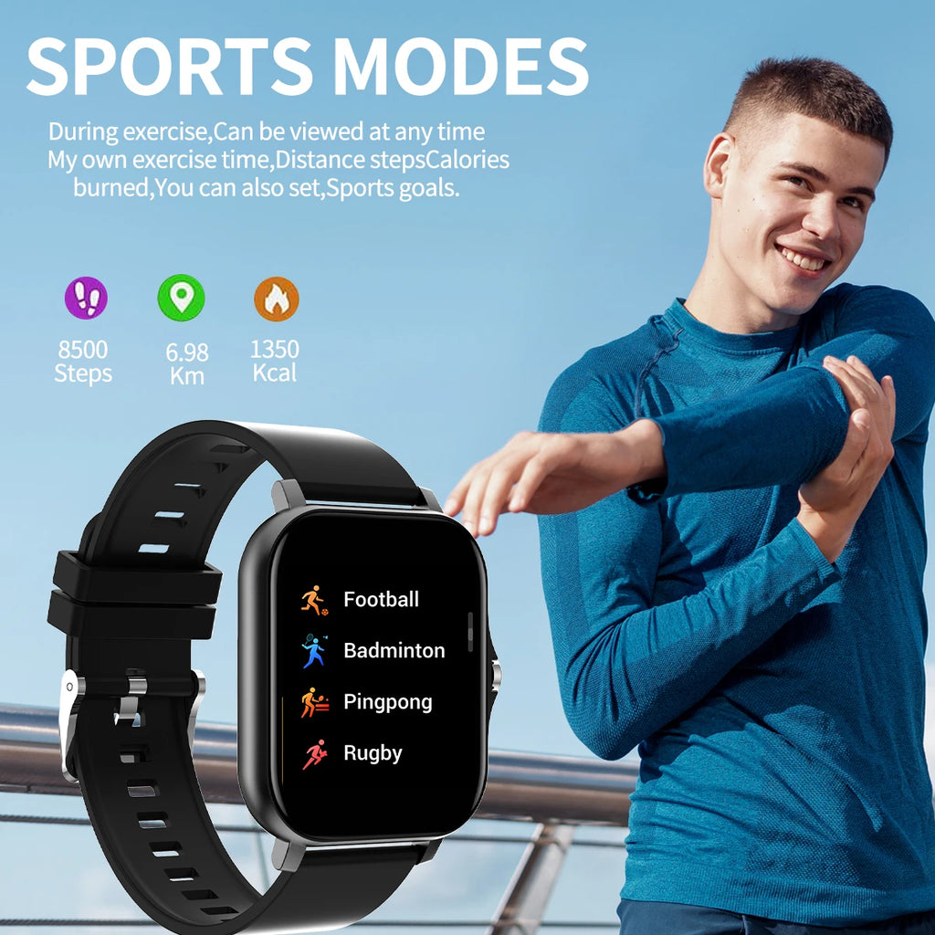 HOT 2025 Smart watch, multi-sport mode, message reminder, multiple APP reminders, suitable for men and women