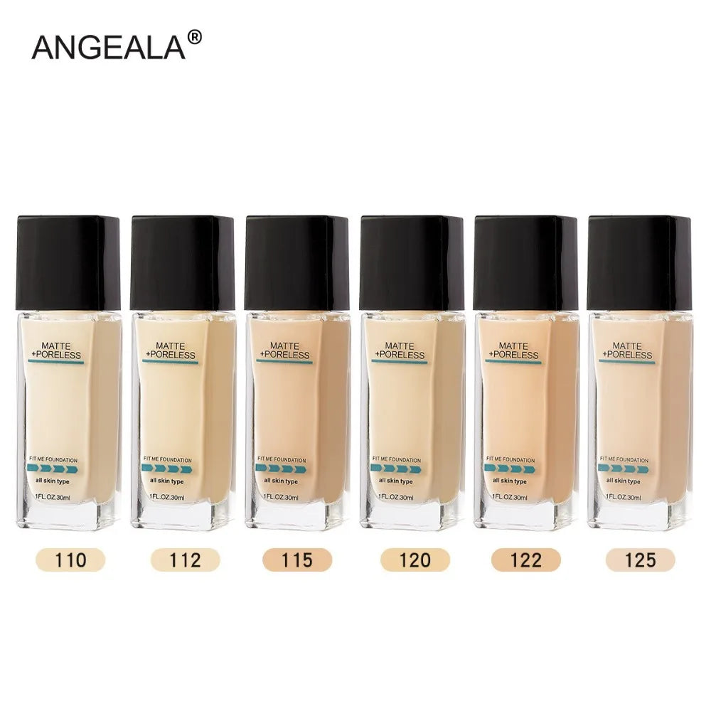 Professional Full Coverage Liquid Foundation Long Lasting BB Cream Makeup Base Waterproof Concealer Face Foundation