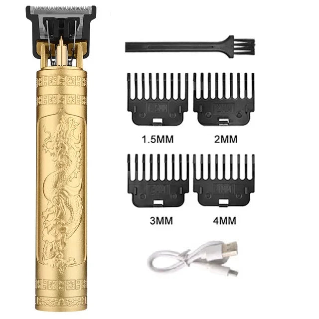 Professional Hair Cutting Machine Vintage T9 Hair Clipper Cutting Machine For Men Shaver Trimmer Rechargeable Carving Mark Razor