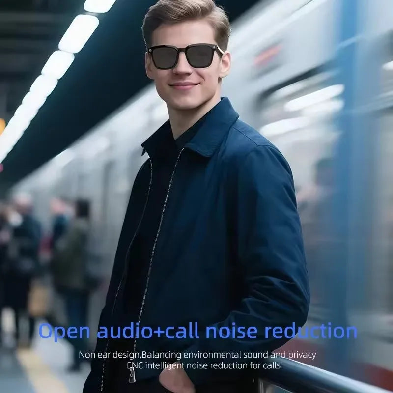 Xiaomi 8MP Recording Cam Sunglasses While 4K Wifi Wireless Transmission AI Smart Glasses Translating Stabilization Glasses