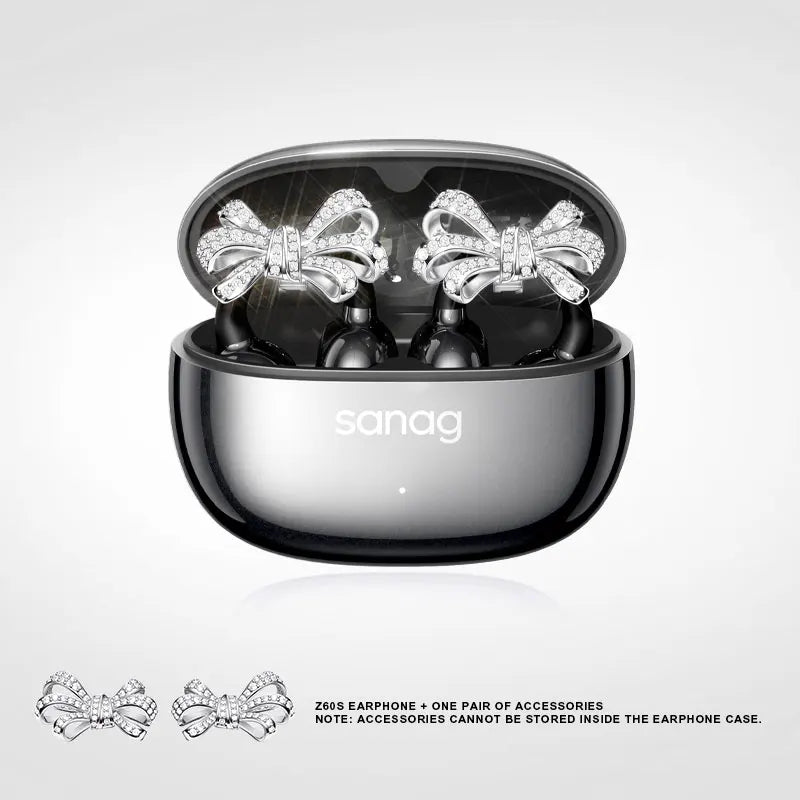 Sanag Z60S Ear Clip on OWS Earphones HiFi Sound Open Ear Earbud Audífonos Bluetooth Wireless Headphones Flash-sale Headsed