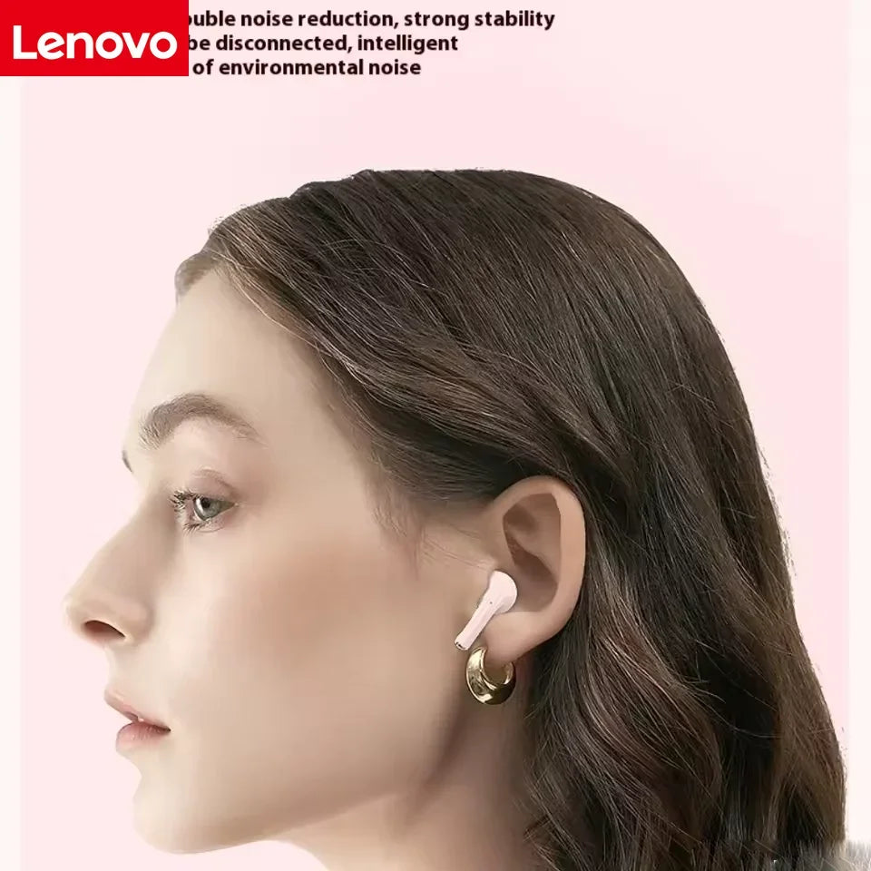 Lenovo Wireless Bluetooth 5.3 Earbuds TWS Hi-Fi High-Quality Sports Earbuds Large Battery Capacity, Extra-Long Standby Time