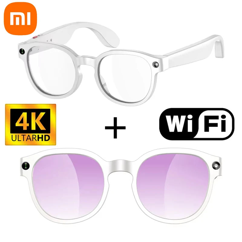 Xiaomi 8MP Recording Cam Sunglasses While 4K Wifi Wireless Transmission AI Smart Glasses Translating Stabilization Glasses