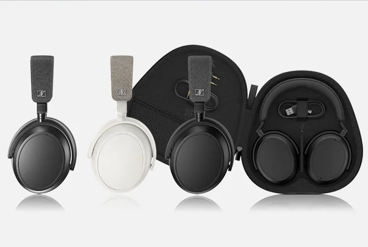 Sennheiser MOMENTUM 4 Wireless Headphones Original Adaptive Noise Cancelling 60H Battery Bluetooth 5.2 OverEar Foldable with Mic