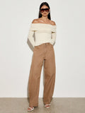 European style  American retro  high waisted wide leg jeans for women  new style for spring summer 2025  loose and slimming effe