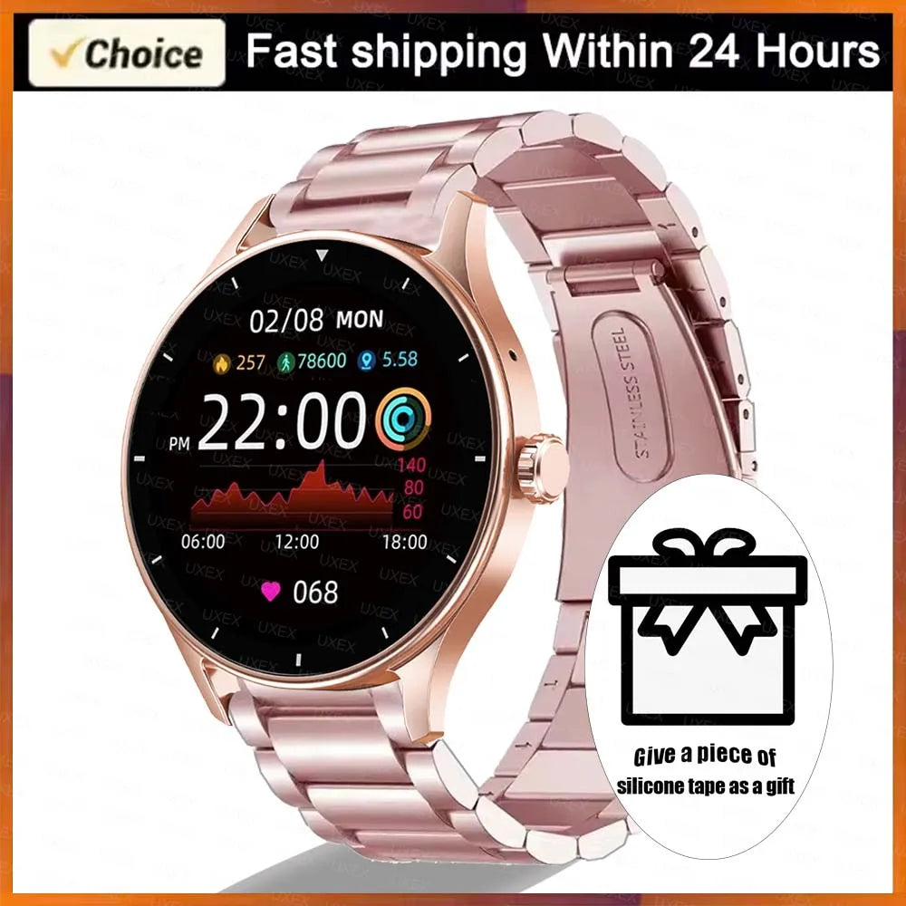 Wireless Call Men Plus Women Bt Call Smart Band Watch Valentine's Gift Watches Sports Ladies Smart Watches For Android IOS Phone