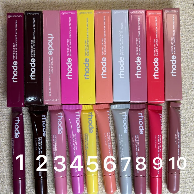 Rhode Lip Moisturizer Summer Lip Balm Smoothing Lipstick Lines Lasting Nourishing Women Daily Care Makeup Gloss Care Makeup Girl