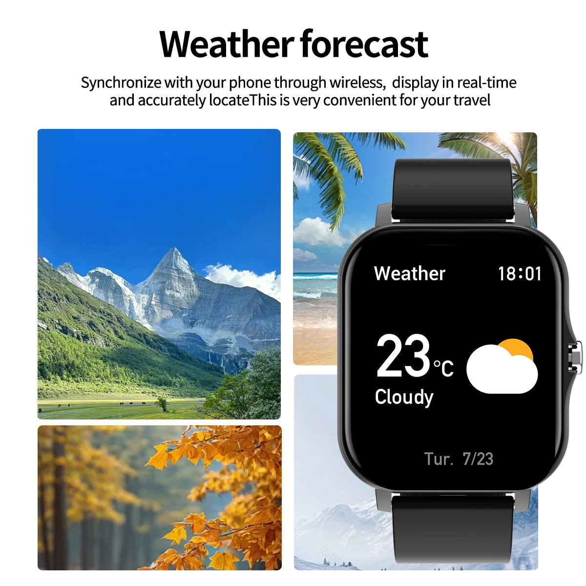 HOT 2025 Smart watch, multi-sport mode, message reminder, multiple APP reminders, suitable for men and women