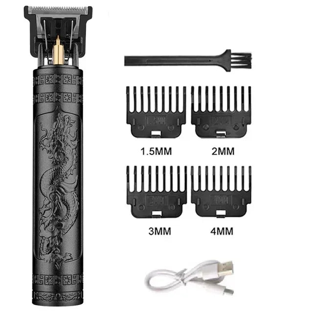 Vintage T9 Electric Cordless Hair Cutting Machine Professional Hair Barber Trimmer For Men Clipper Shaver Beard Lighter